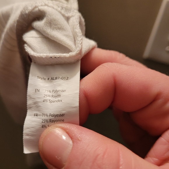 Revamped brand white zip up body suit, size small - Picture 6 of 7